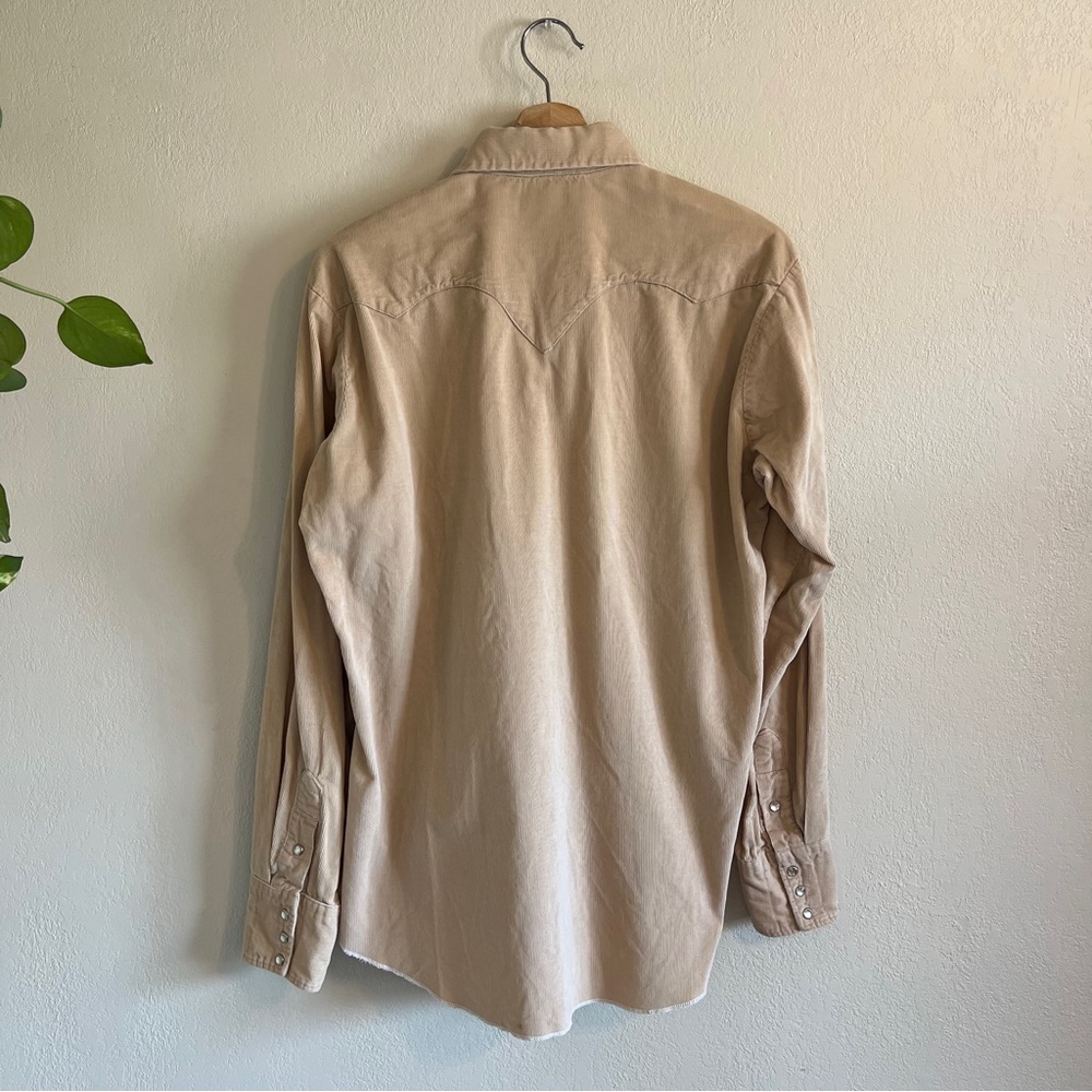 Vintage TemTex Corduroy Pearl Snap Button Up - Picture 8 of 16